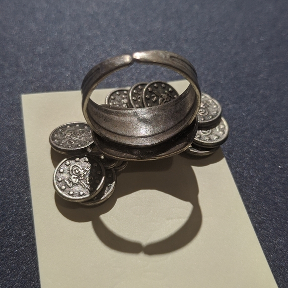Tibetan Charms Adjustable Ring - Picture 4 of 4